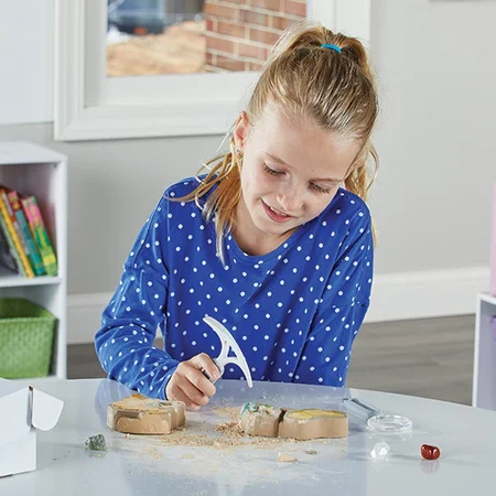 Learning Resources udgravningssæt, sten fra hele verden