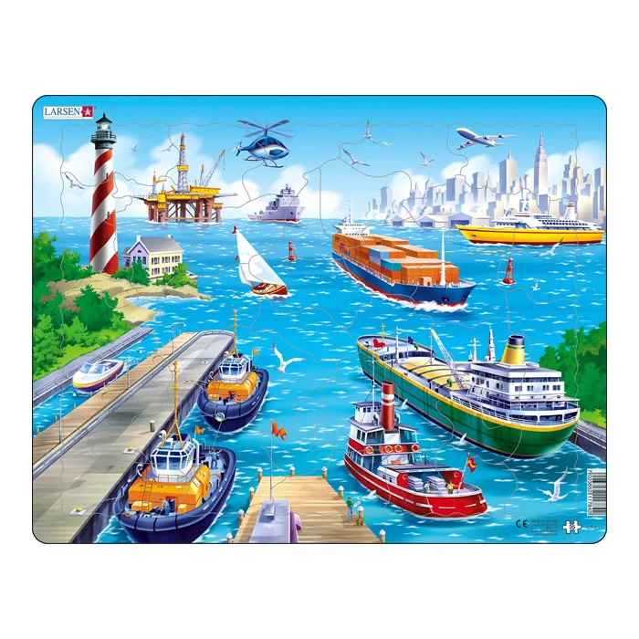 Larsen puslespil, Havnen - 35 brikker