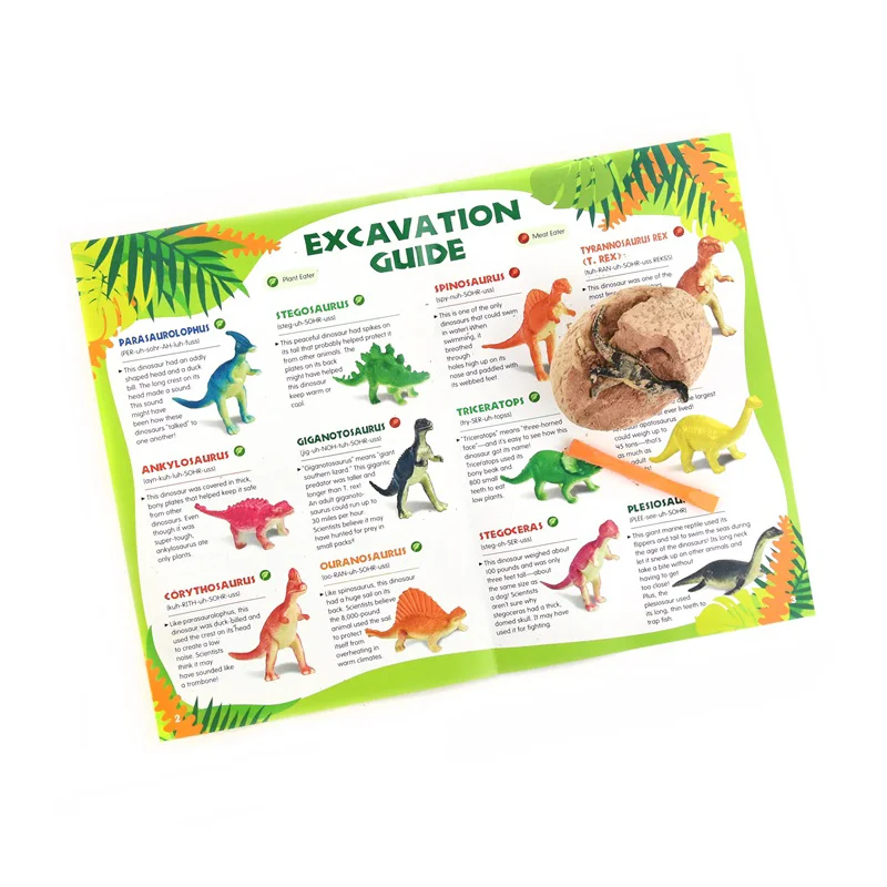 Udgravning dinosaur-æg