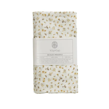 by KlipKlap babysvøb 120 x 120 cm, Poetic Garden Honey