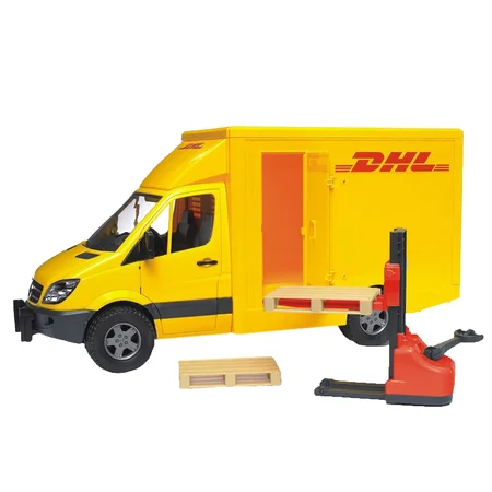 Bruder Mercedes-Benz Sprinter DHL varebil med tilbehør