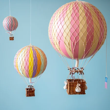 Authentic Models luftballon 32 cm - rosa