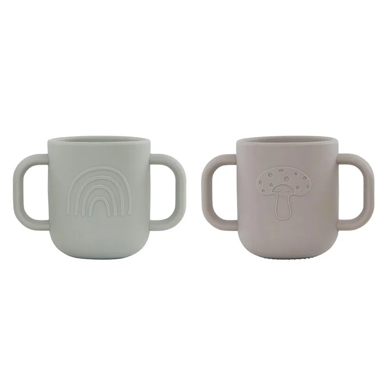 OYOY 2-pak kopper m.hank, clay/pale mint