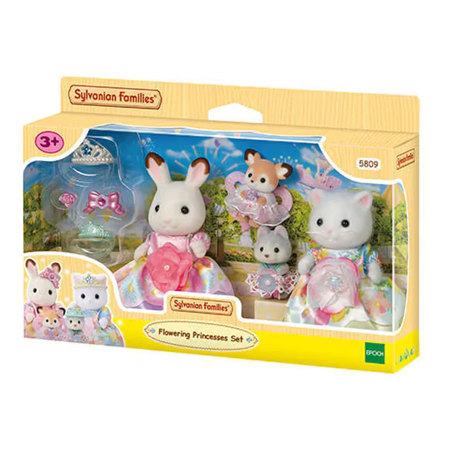 Sylvanian Blomstrende Prinsessesæt, 4 Figurer