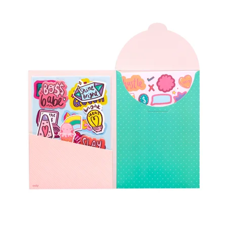 Ooly sticker stash, Girl Boss