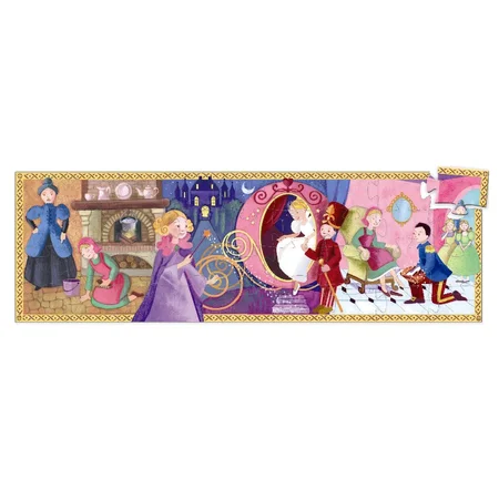 Djeco silhouet puslespil med Askepot, 36 brikker