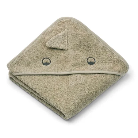 Liewood lille babyhåndklæde, dino - mist