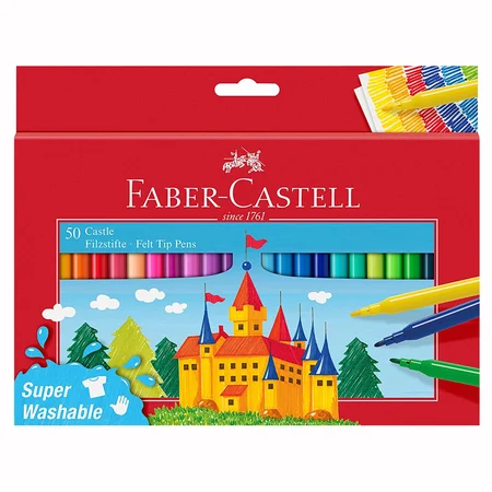Filzstifte, 50 Stück, Faber-Castell