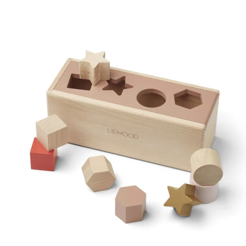 Liewood puzzleboks, geometric tuscany rose