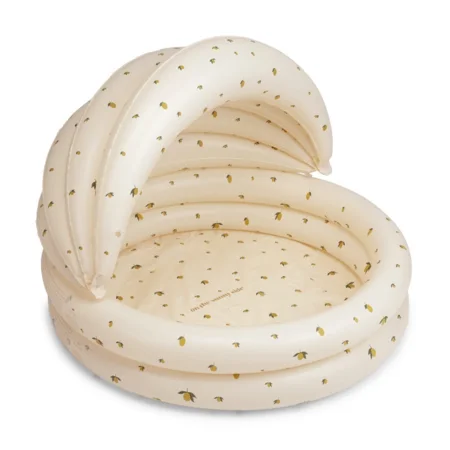 Swimmingpool mit Sonnenschutz, lemon, Konges Sløjd 