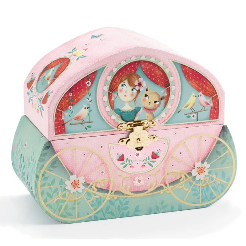 Djeco Schmuckkästchen mit Musik, Kutsche