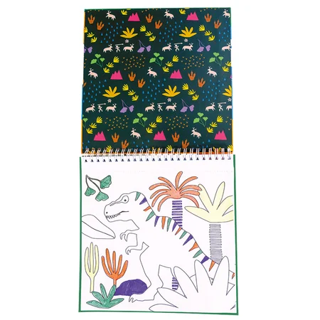 Floss & Rock magisches Malbuch, Dino