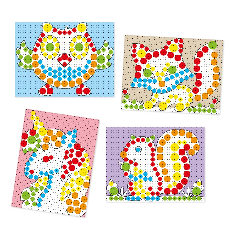 Stiftmosaik FantaColor Tab, 150 Teile - Fuchs