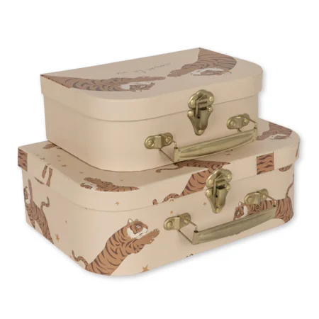 Konges Sløjd 2-pak kuffertsæt, tiger sand