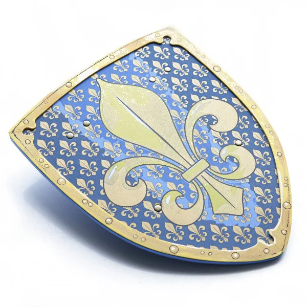 Liontouch ridder udklædning, Fleur-de-lis ridderskjold