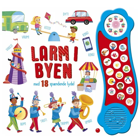 Mega lydbog: Larm i byen - med 18 fantastiske lyde