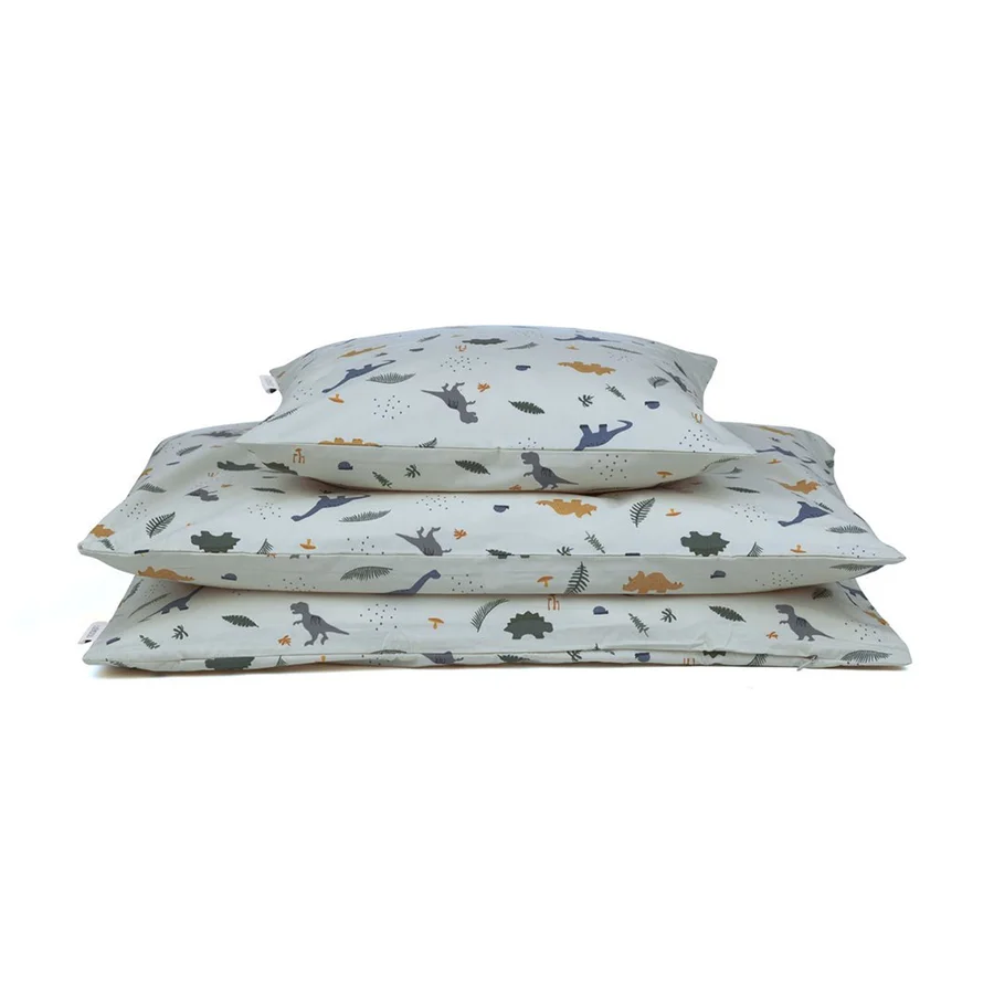 Liewood junior sengetøj, dino dove blue mix