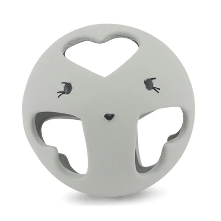 Konges Sløjd bold i naturgummi, storm grey