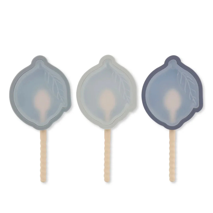 Konges Sløjd Lemon 3-pak isforme, Blue Mix