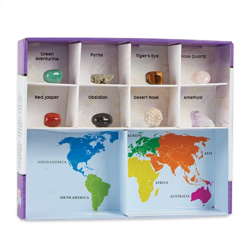 Learning Resources udgravningssæt, sten fra hele verden