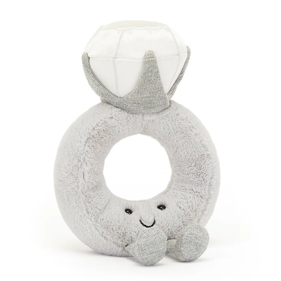 Jellycat Amuseable love diamantring, 20 cm 