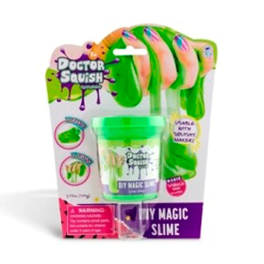 Doctor Squish Gør-det-selv Magisk Slim Grøn