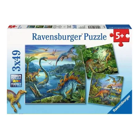 Ravensburger Puzzle, Dinosaurier 3x49 Teile