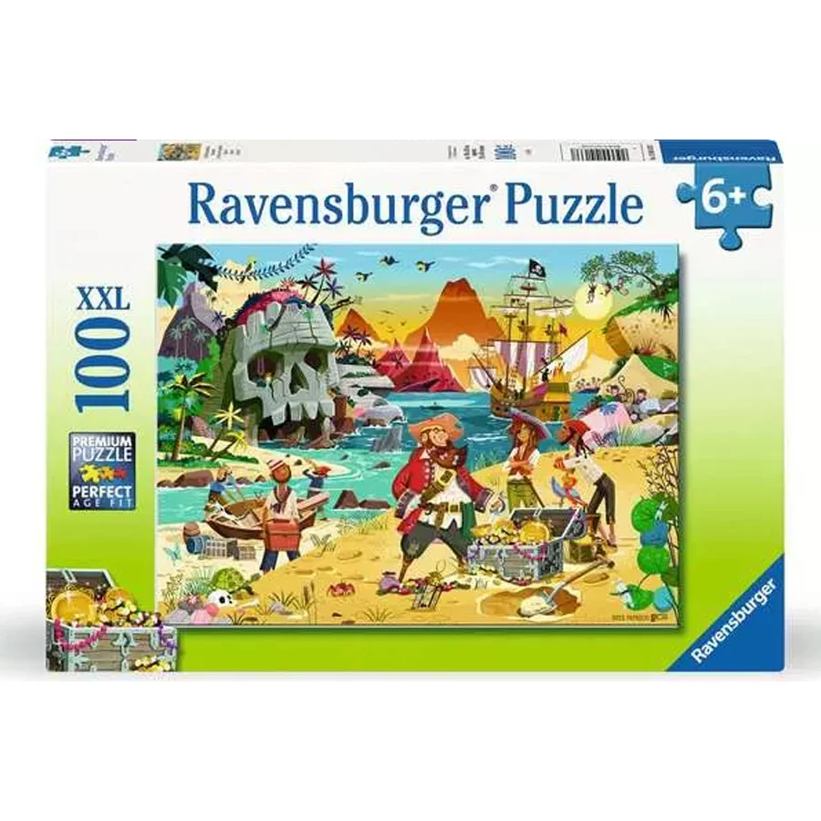 Ravensburger Puzzle, Schatzinsel – 100 Teile