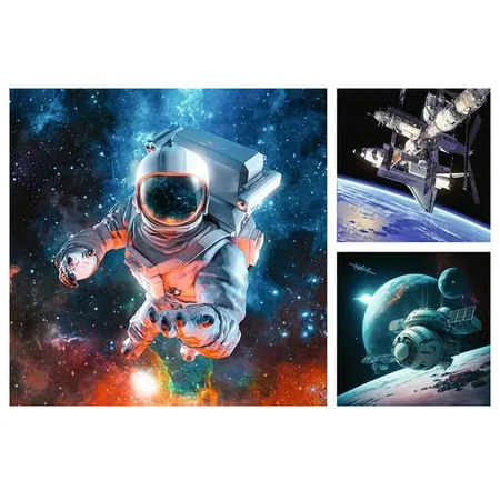 Ravensburger Puzzle, Space Adventure – 3x49 Teile