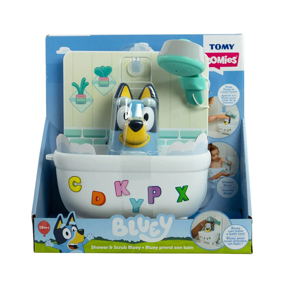 Toomies Badespielzeug, Blueys Dusche und Badewanne