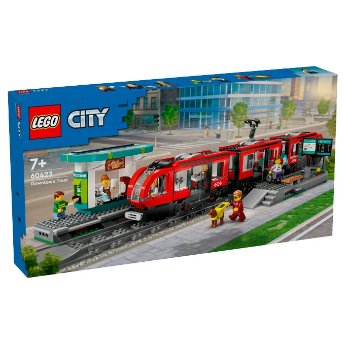 LEGO® City Stadtbahn und Bahnhof