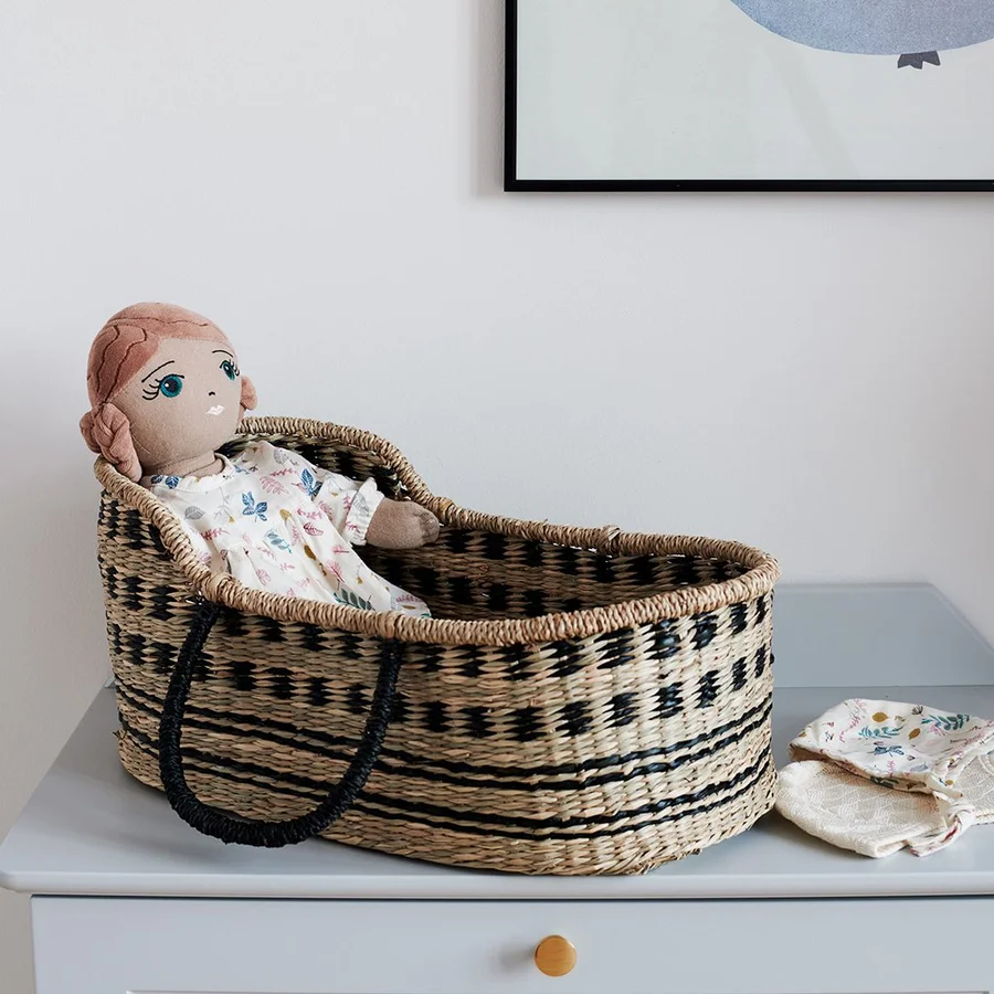 Cam Cam dukke moseskurv, sort