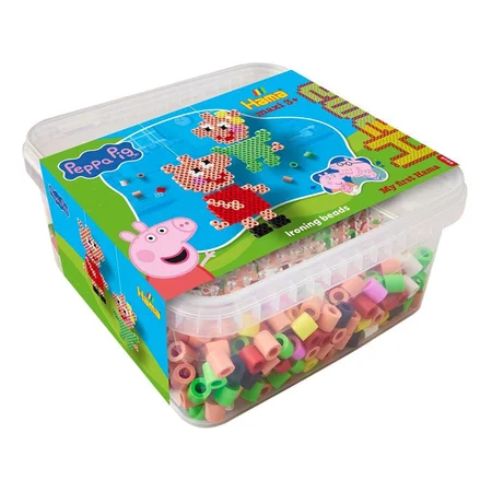 Hama Maxi Eimer Bügelperlen Peppa Pig und Kleine Schwester