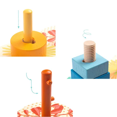 Djeco Multistapel-Aktivitätsspielzeug