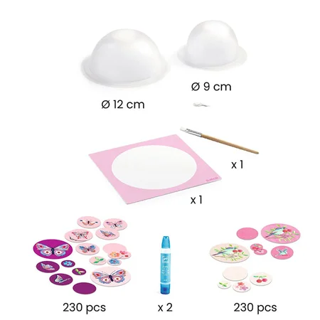 Djeco DIY papirskåle, sommerfugle