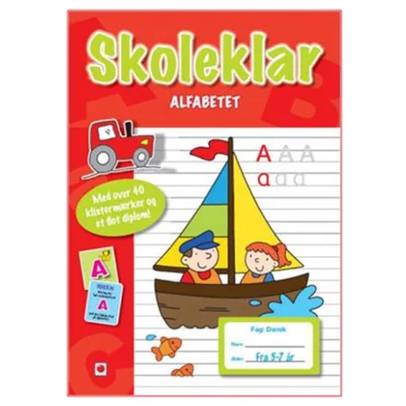 Skoleklar, alfabetet