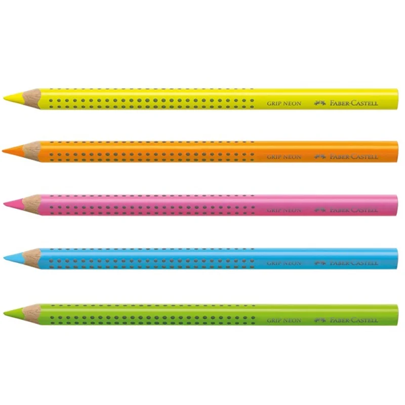 Faber-Castell jumbo grip farveblyant textliner, neon blå