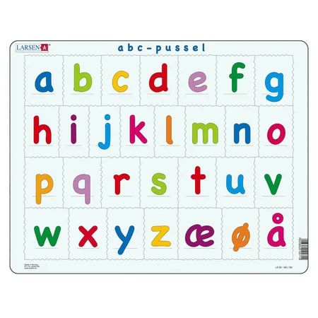 Larsen puslespil, alfabet - 29 brikker