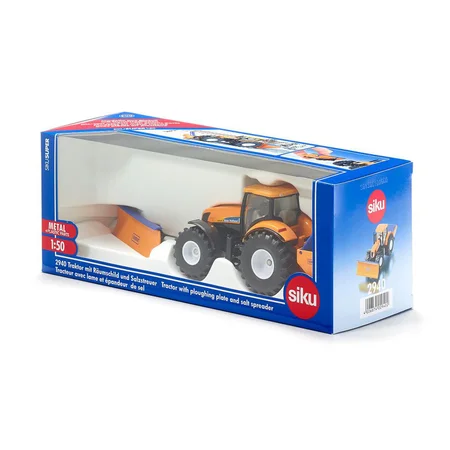 Siku New holland traktor med sneplov og saltspreder