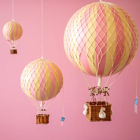 Authentic Models luftballon 18 cm - rosa