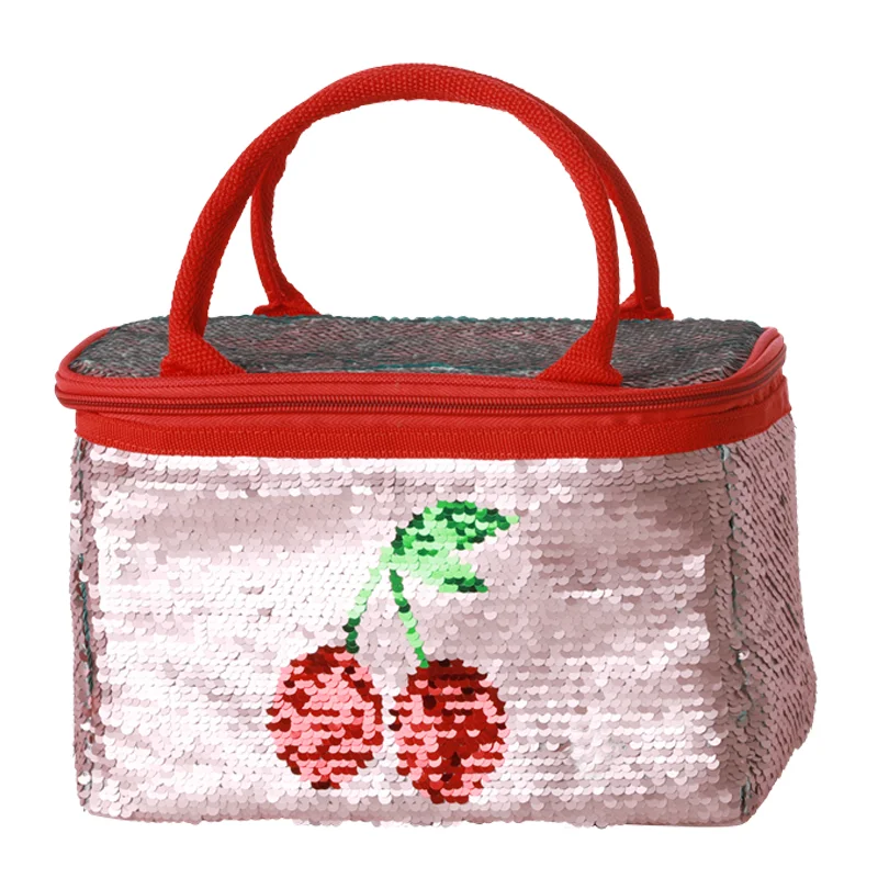 Rice køletaske med vendepailletter