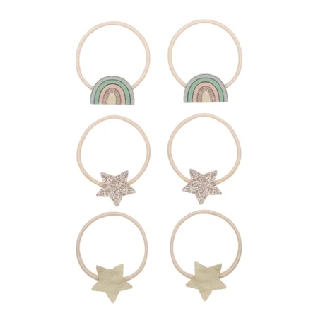 Mimi & Lula hårelastikker, rainbow dreamer