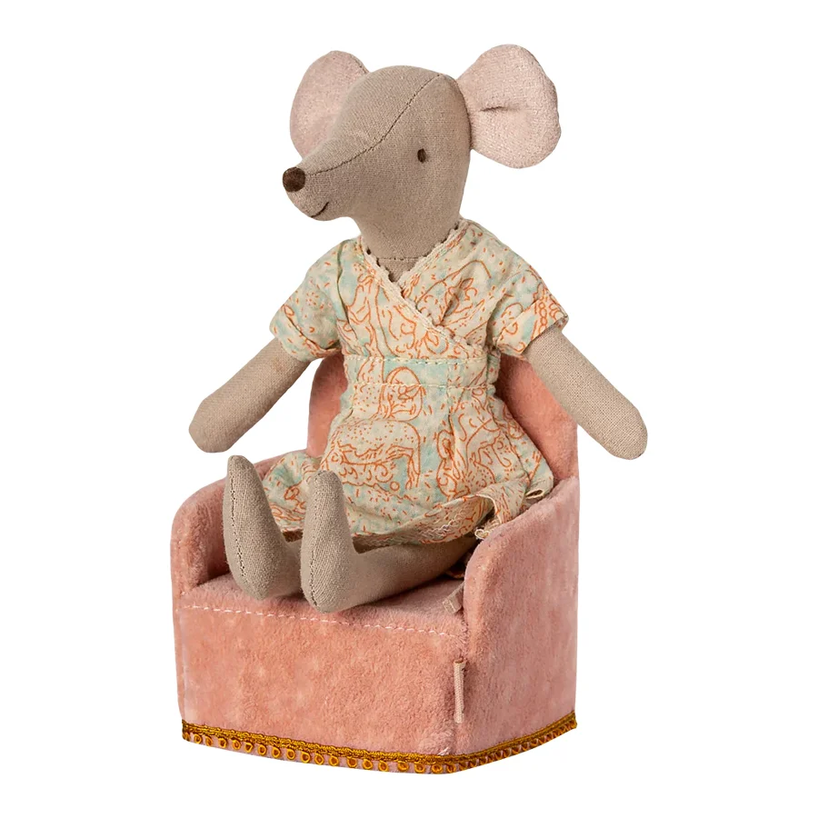 Maileg faltbarer Stuhl, rosa