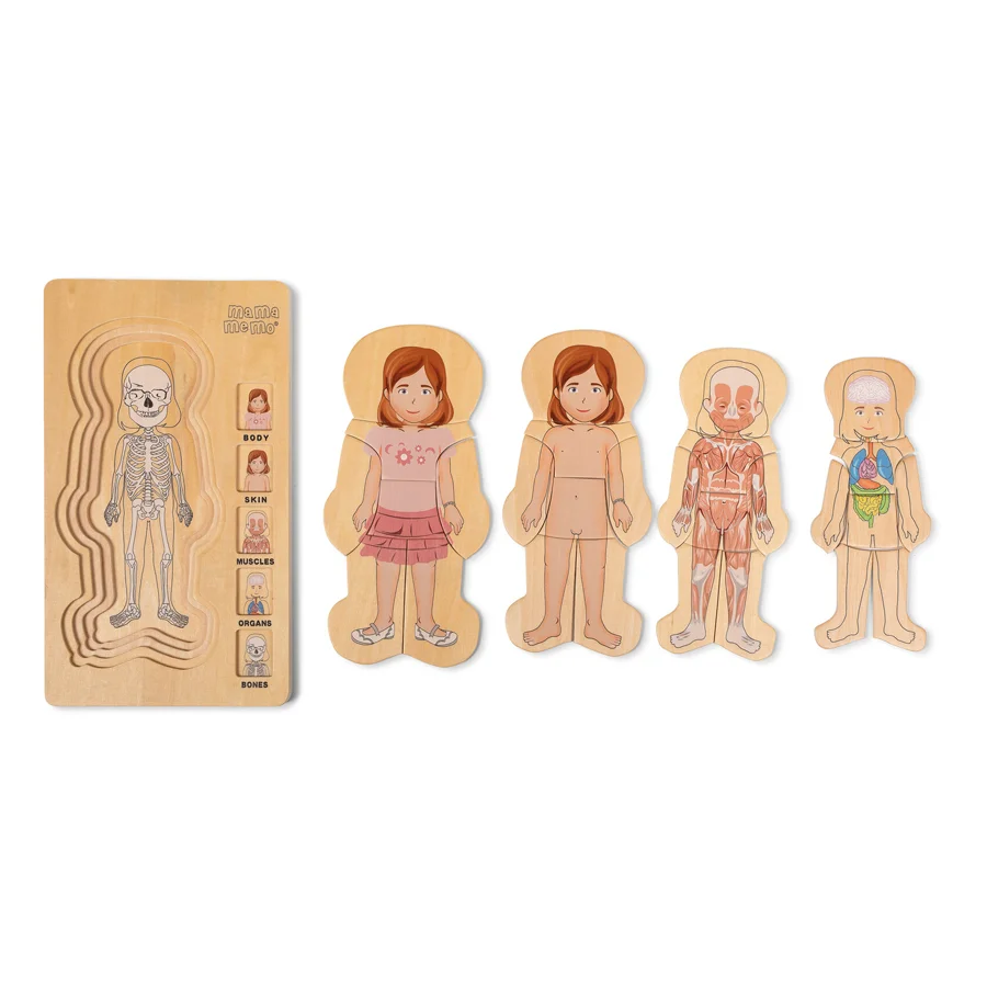 Mamamemo Körperpuzzle Mädchen