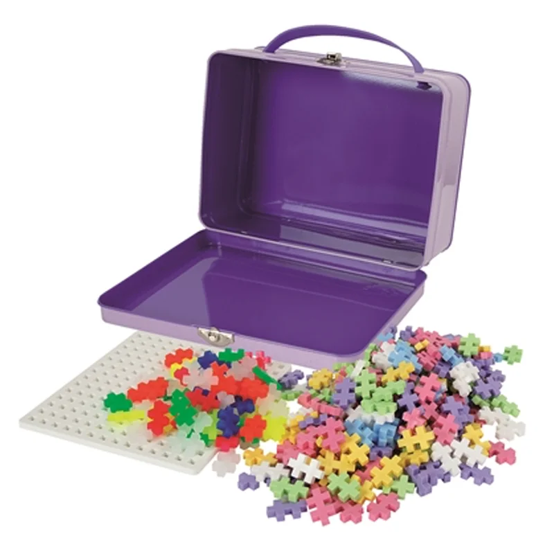 Plus Plus mini i kuffert, 600 stk - pastel og neon