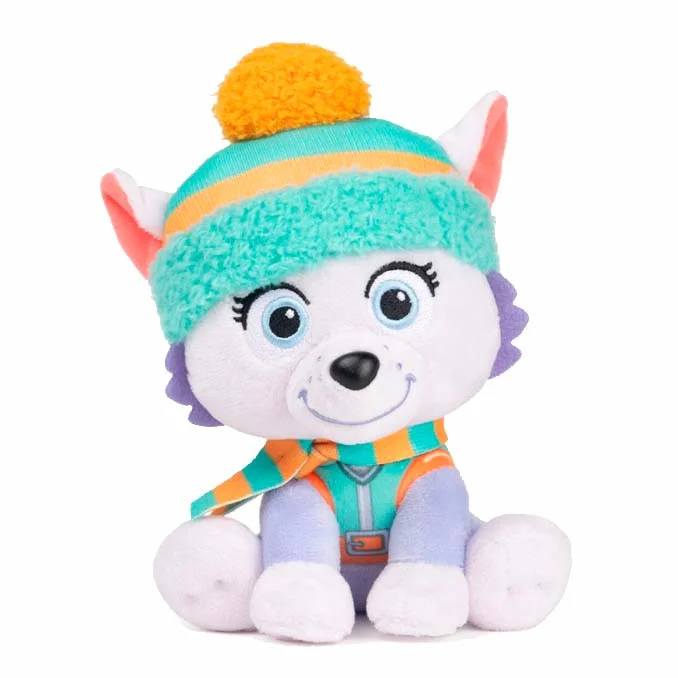 Paw Patrol bamse, Everest med hue - 15 cm