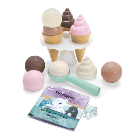 Dantoy sandlegetøj, is-sæt