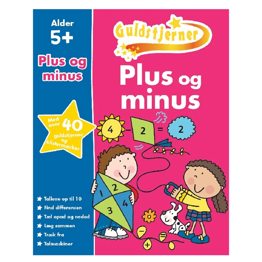 Guldstjerner opgavehæfte, Plus og minus 