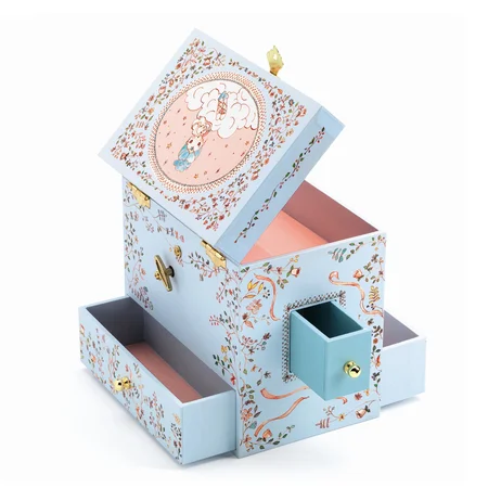 Djeco Schmuckkästchen mit Musik, Wolken-Ballerina