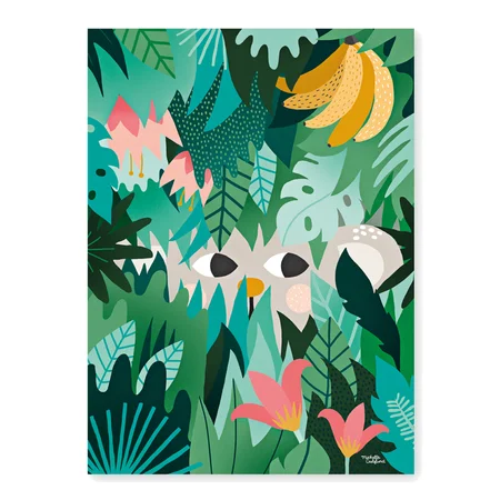 Michelle Carlslund plakat, Hide and seek - 30 x 40 cm